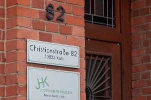 Jugendhilfe Köln Eingang Haupthaus in der Christianstr.