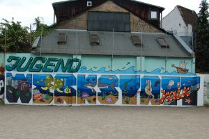Graffiti in der Jugendwerkstatt Kalk 2016